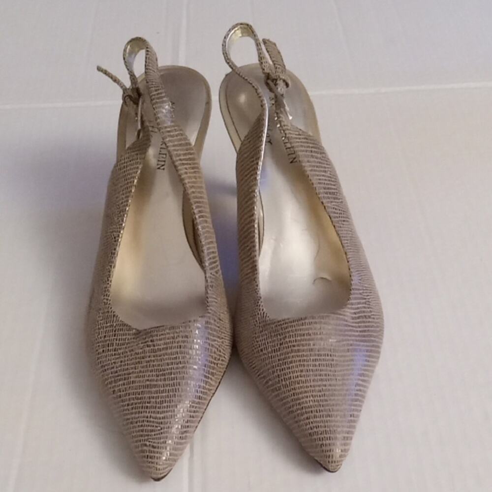 AK Anne Kleine Flex Women's Size 8 Harquin Elegant Beige Slingback Heels